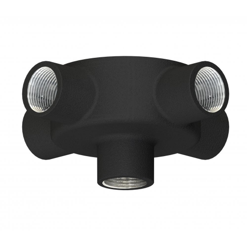 Metpro 20mm Black Enamel Back Outlet Intersection BESA Box