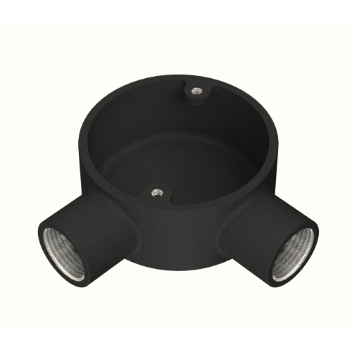 Metpro 25mm Black enamel 2 way angle BESA box