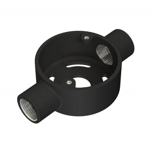 Metpro 20mm Black enamel through extension BESA box