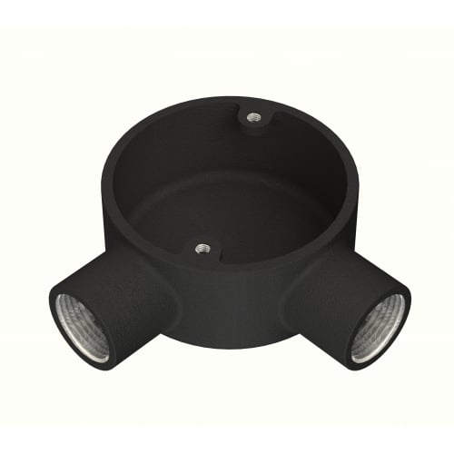 Metpro 20mm Black enamel 2 way angle BESA box