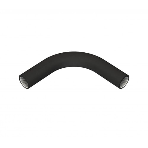 Metpro 25mm Black enamel normal solid bend