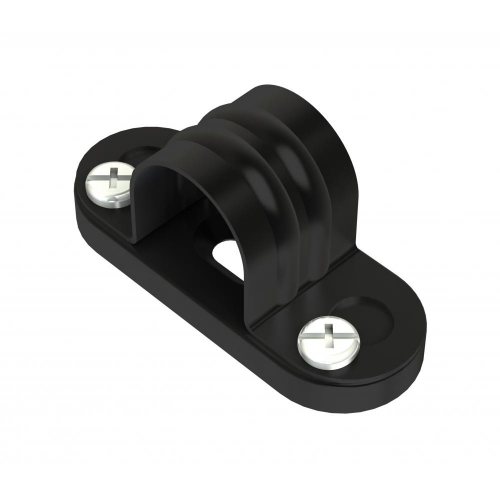 Metpro 20mm Black enamel spacer bar saddle