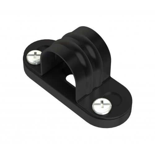 Metpro 25mm Black enamel spacer bar saddle