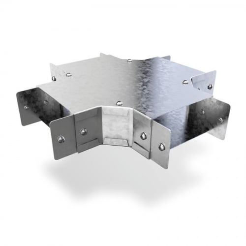 Trench SA324WI 75x50mm Galvanised top lid 4 way intersection