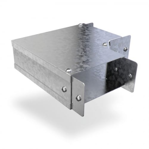 Trench SA4290T Galvanised 100x50mm 90 degree bend top lid