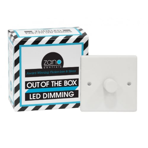 Zano ZLINELED ZSP251 1 Gang 5-250 Watt LED White Dimmer