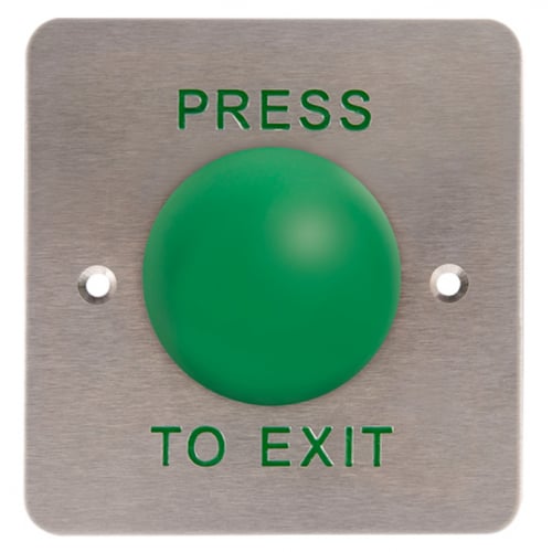 ESP EVEXITM Flush 12vDC PUSH TO EXIT Mushroom  Stainless Steel