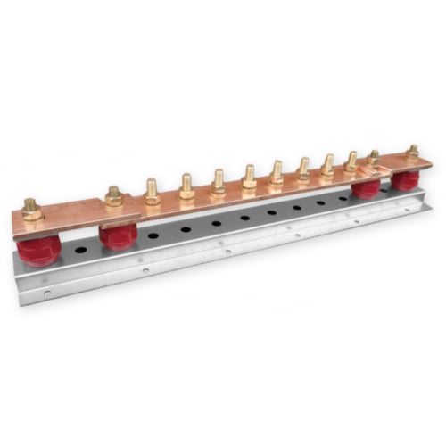 Robson EBAR8-2 8 Way Copper Earth Bar With 2 Disconnecting Link