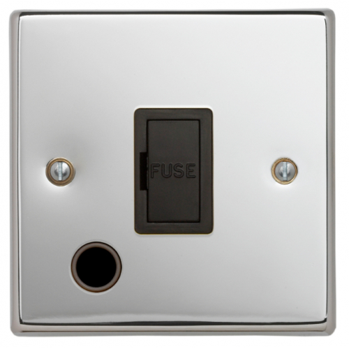 Contactum SIG3365PSB Signature 13a un-switch Spur Flex outlet Polished Chrome