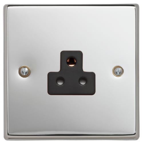 Contactum SIG3315PSB Signature 1gang 2amp Socket Polished Chrome