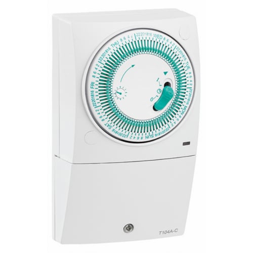 Kingshield T104-C 7day Immersion Heater Timer  84 on/off  12 per day