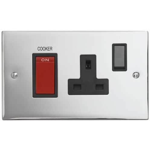 Contactum SIG3456PSB Signature 45a DP 2g Cooker Unit Polished Chrome