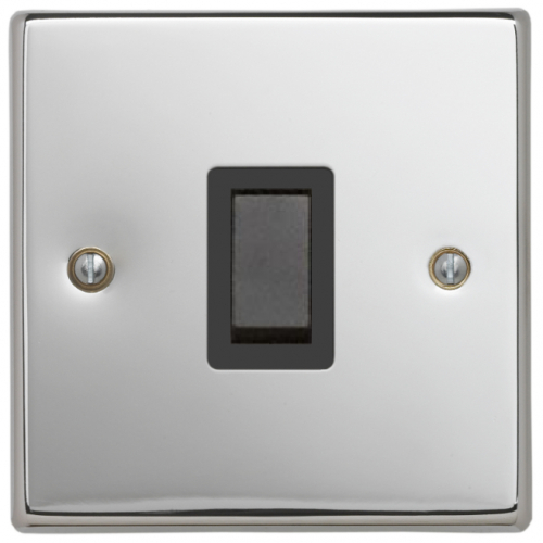 Contactum SIG3796PSB Signature 20amp 1gang DP Switch Polished Chrome