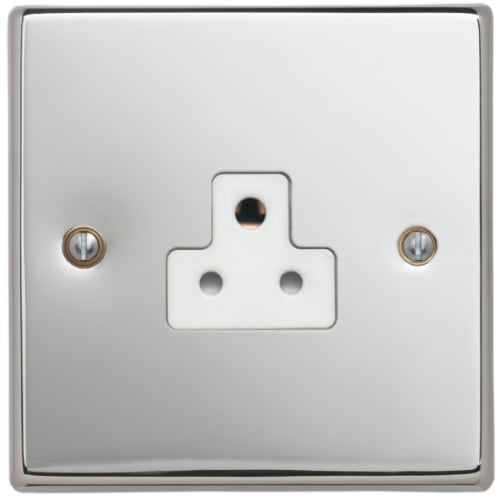 Contactum SIG3315PSW Signature 1gang 2amp Socket Polished Chrome