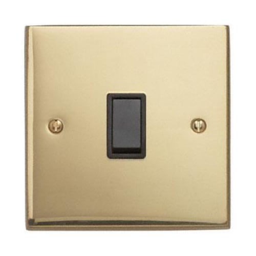 Contactum 3710EBB 1g 10a Edwardian Brass Intermediate Switch