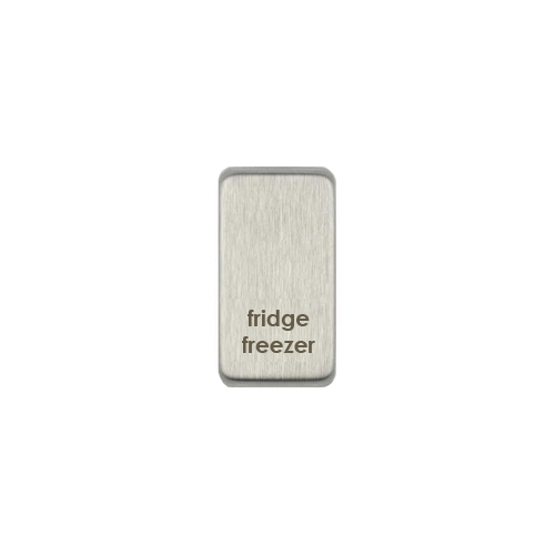 Schneider Get GUGRFRFZSS Fridge Freezer Rocker Cap Stainless Steel