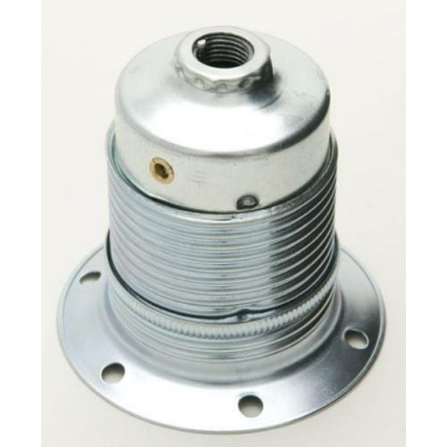 Jeani A42C ES (E27) Chrome metal 10mm entry Holder with shade ring