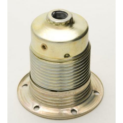 Jeani A42B ES (E27) Brass Effect 10mm entry Holder with shade ring