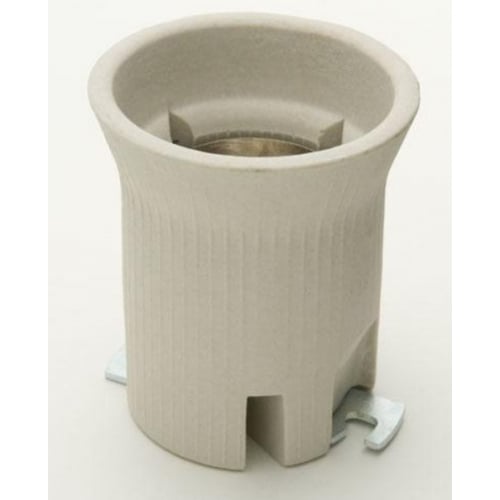 Jeani A107 GES E40 Porcelain Spare Lampholder with Fixing Bracket