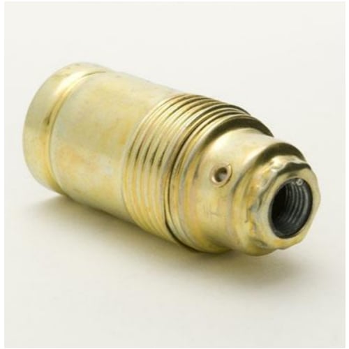 Jeani A101 SES E14 Cap. Brassed 10mm Entry Plain Lampholder