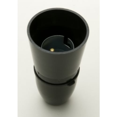 Jeani A51B BC (B22D) Plastic Black Lampholder 1/2inch Threaded Entry
