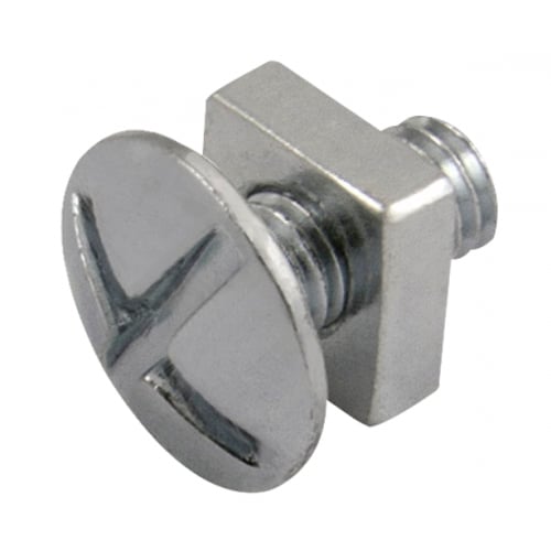 RB612 M6x12mm Gutter Roofing nut & bolt Steel Grade 4.6 zinc plated