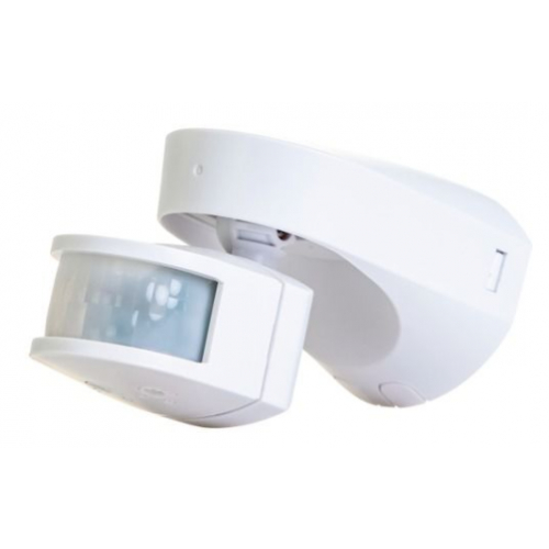 Timeguard SLW2300 White PIR 2.3kW Tungsten, 140w LED, 500w Fluor 12m