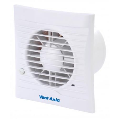 Vent Axia Silhouette 100TM 100mm Slimline PIR/Timer Axial Fan - 454058