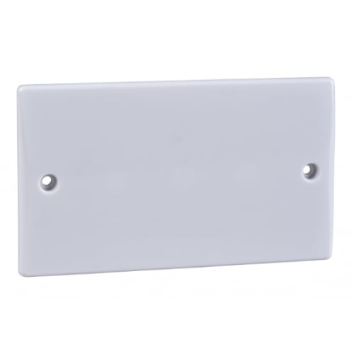 Schneider GU8020 Ultimate 2 Gang Ultimate White Blank Plate