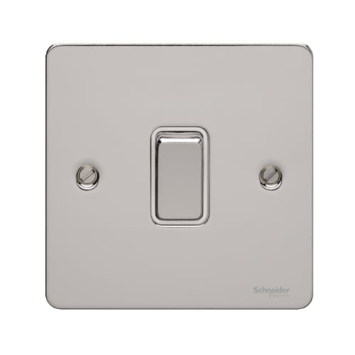Schneider GU1214WPC 1g 10a Intermediate Swi. Whi. Insert  Pol. Chrome