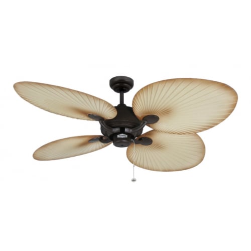 Fantasia 111665 Palm 52" Chocolate Brown Ceiling Fan without Lights