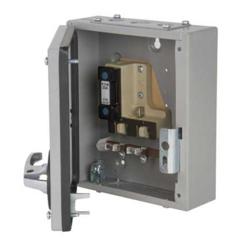 Eaton MEM 15KXSC2F 20 Amp 415v SPSN switch fuse with HRC fuses