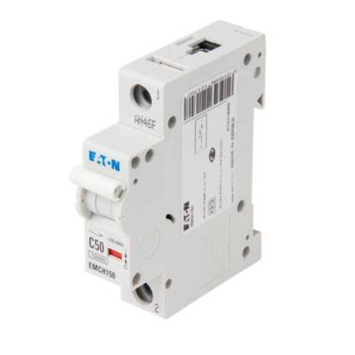 Eaton MEM EMCH150 50 Amp 1 pole type C 15kA Memshield 3 MCB 