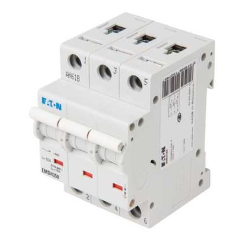 Eaton MEM EMDH350 50 Amp 3 pole type D 15kA Memshield 3 MCB
