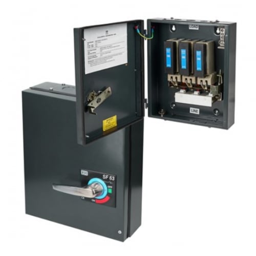 CED SF63 63amp TPN Switchfuse 500volt with 3 x 63amp HRC Fuses