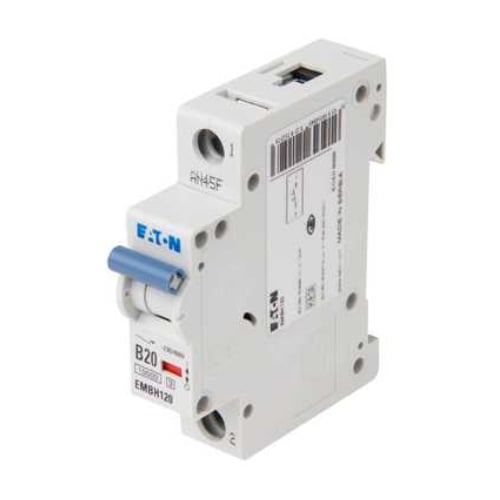Eaton MEM EMBH120 20 Amp 1 pole type B 15kA Memshield 3 MCB 