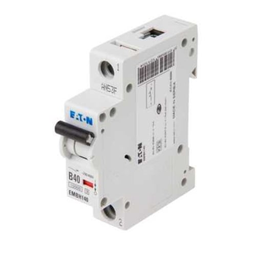 Eaton MEM EMBH140 40 Amp 1 pole type B 15kA Memshield 3 MCB