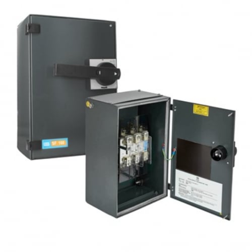 CED SF160 160amp TPN Switchfuse 500volt with 3 x 160amp HRC Fuses