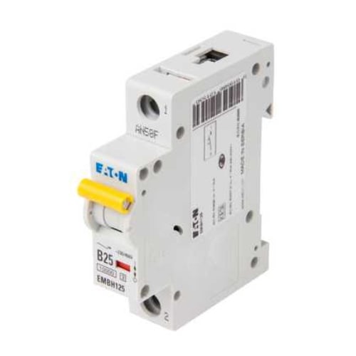 Eaton MEM EMBH125 25 Amp 1 pole type B 15kA Memshield 3 MCB