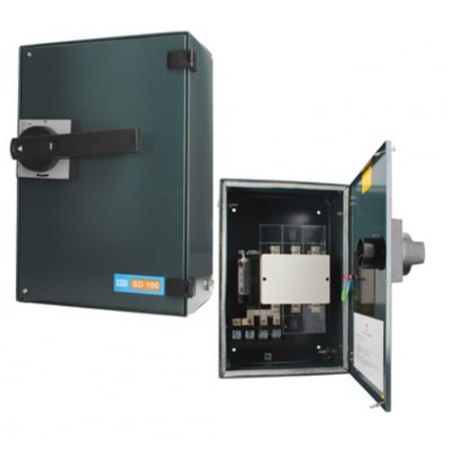 CED SD100 100amp TPN Isolator Switch Disconnector 500volt