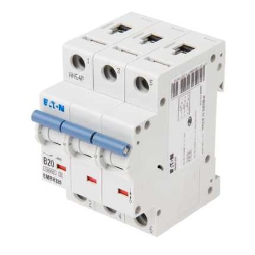 Eaton MEM EMBH320 20 Amp 3 pole type B 15kA Memshield 3 MCB