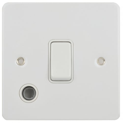 Schneider GU2213WPW 20a DP Switch+Flex Outlet Whi. Insert Painted Whi.