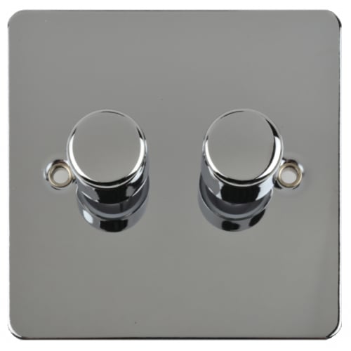 Schneider GU6222LPC 2g 2w 100w LED Push On/Off Dimmer Polished Chrome