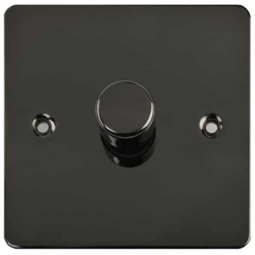 Schneider GU6212LBN 1g 2w 100w LED Push On/Off Dimmer Black Nickel