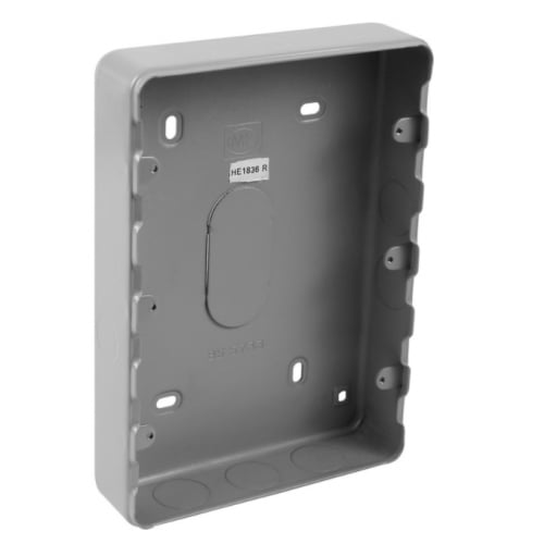 MK K8895ALM 9/12 Gang Grid Surface Box