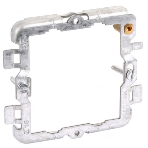 MK K3702ZIC 2 Gang Grid Switch Mounting Yoke Frame Flush or Surface