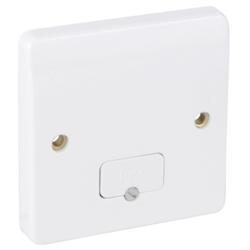 MK K337WHI 13a Un-Switched Connection unit with Flex Outlet