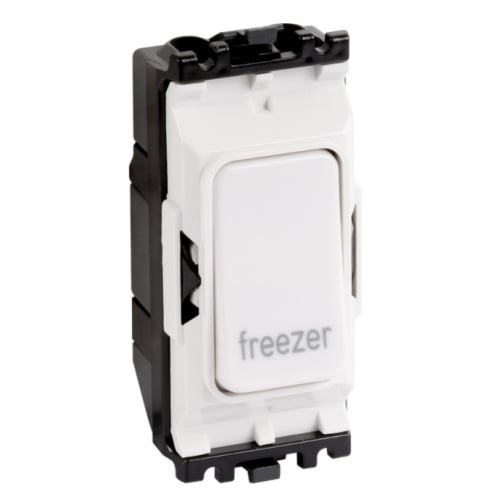 MK K4896FZWHI 20a DP Grid Switch module marked FREEZER