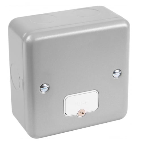 MK K954ALM 13 Amp Metalclad Plus Un-Switched Spur connection unit