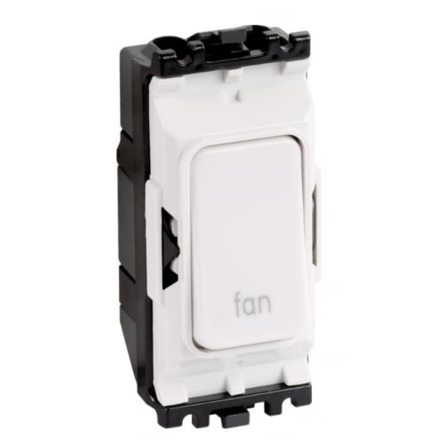 MK K4896FNWHI 20a DP Grid Switch module marked FAN